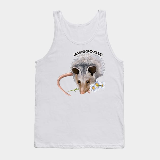 Awesome Possum Tank Top by Julie Townsend Studio